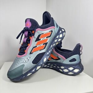 adidas Web Boost Running Shoes Mens Size 13 Magic Grey Impact Orange GZ6444